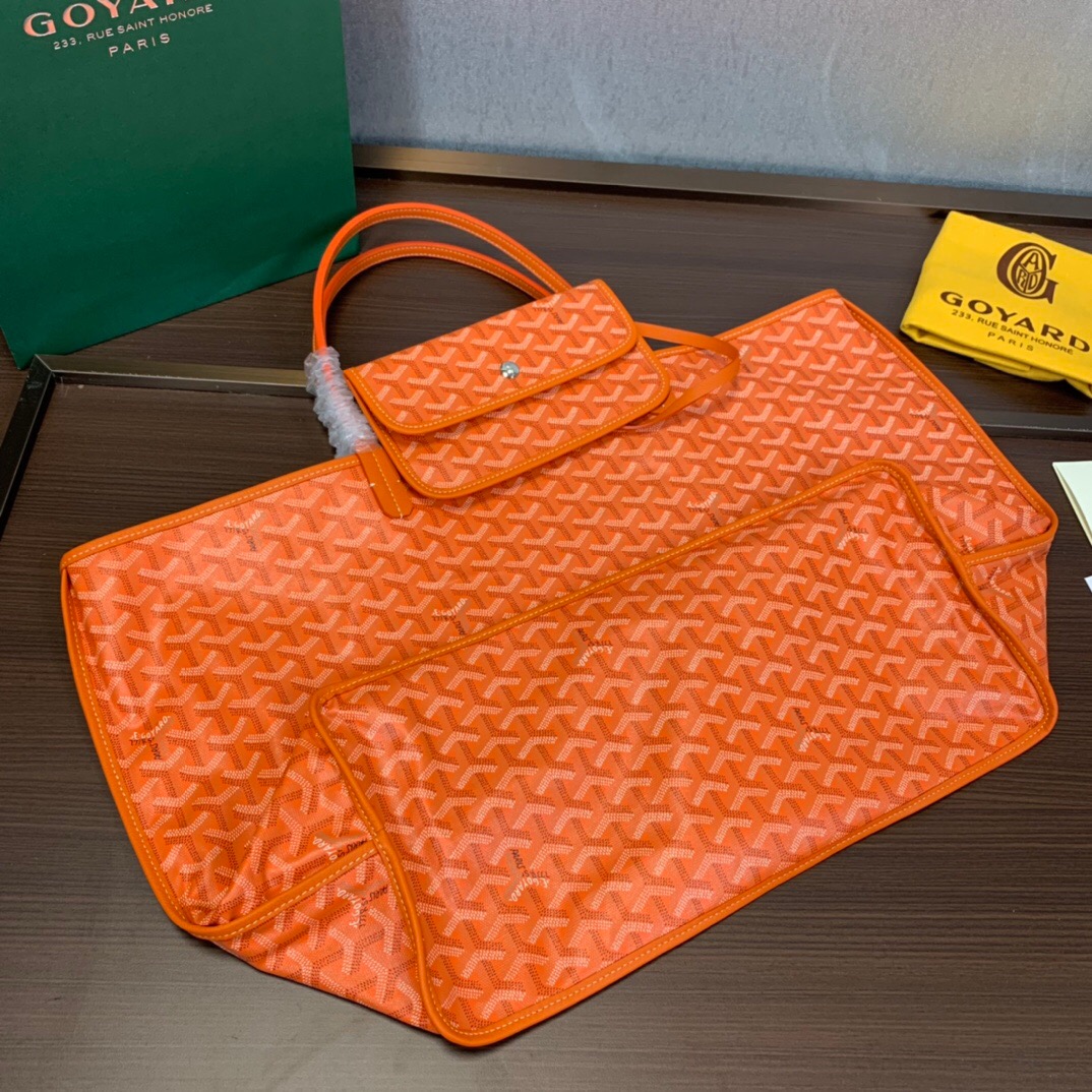 go*ard saint L**is gm tote bag canvas reversible