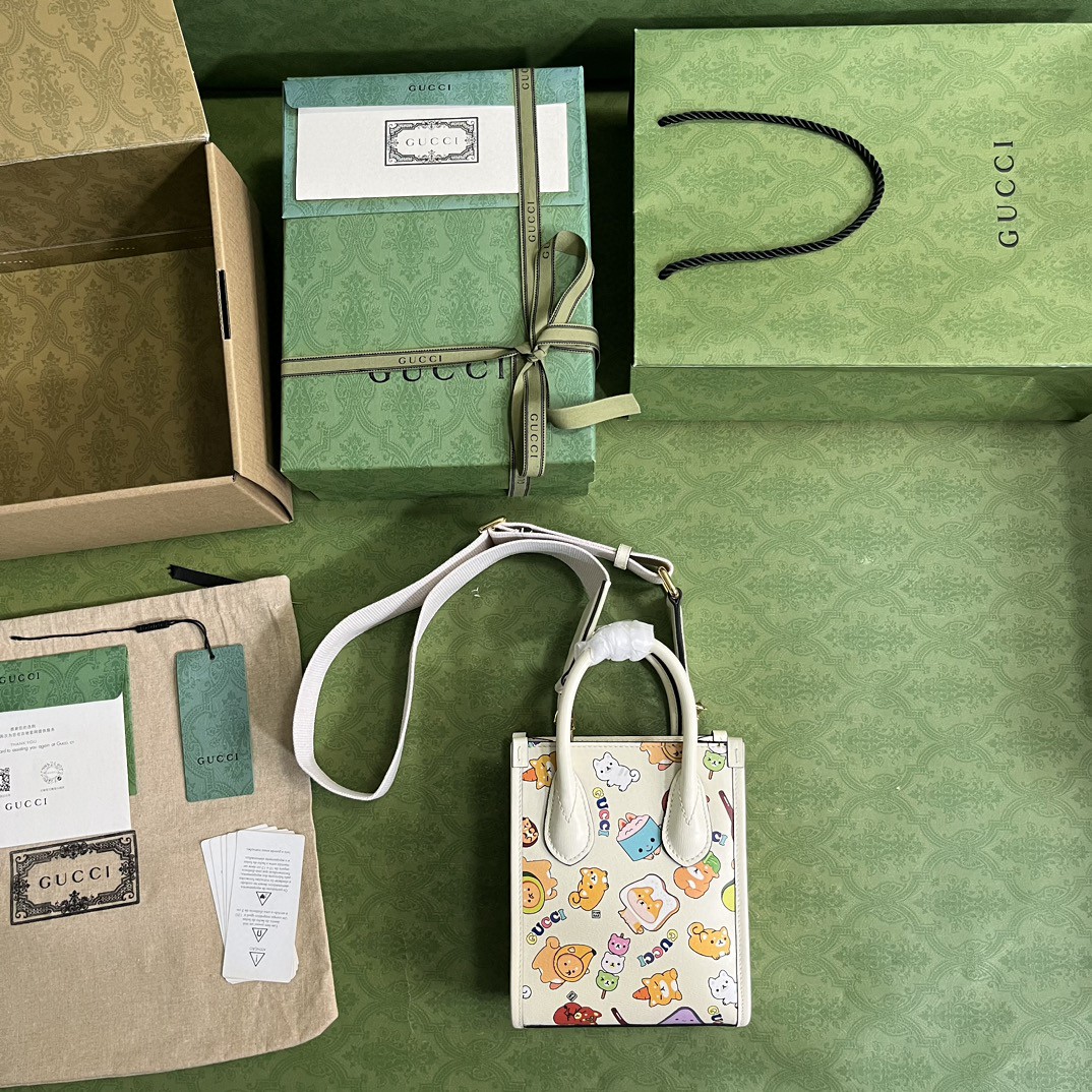 G*u*i jumbo gg mini tote bag