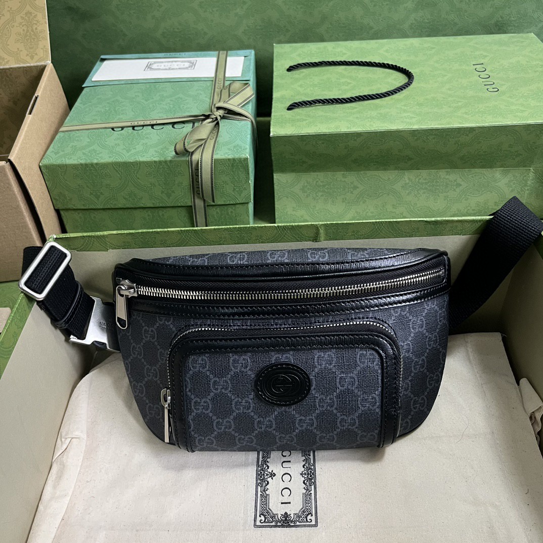 G*u*i gg large belt bag