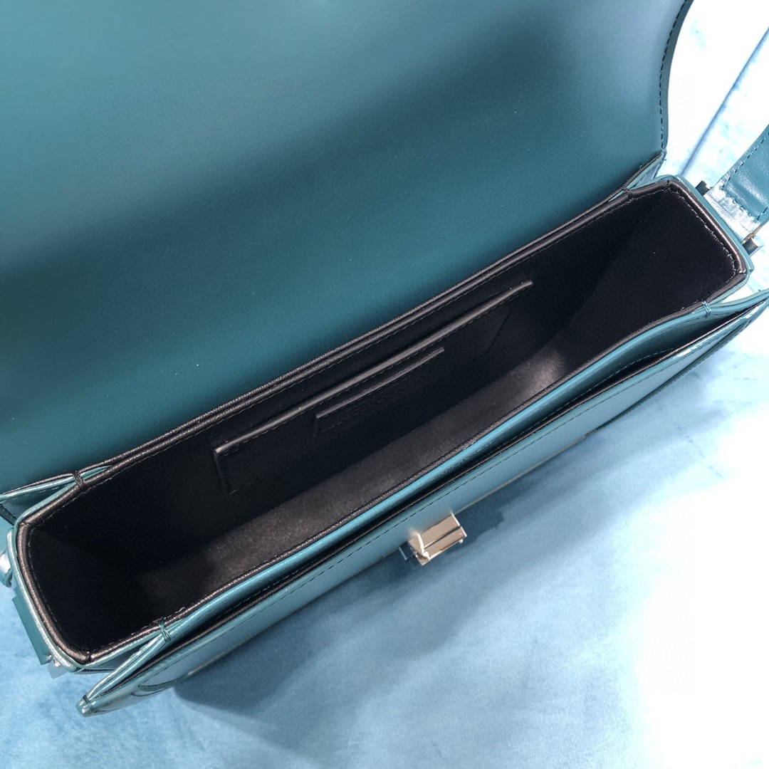 YSL SOLFERINO MEDIUM SATCHEL IN CANVAS AND BOX