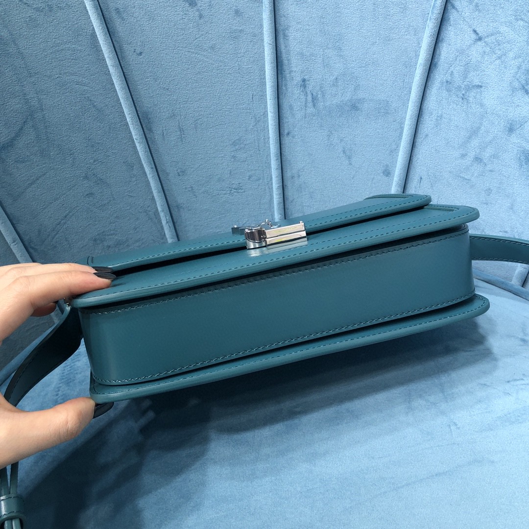 YSL SOLFERINO MEDIUM SATCHEL IN CANVAS AND BOX