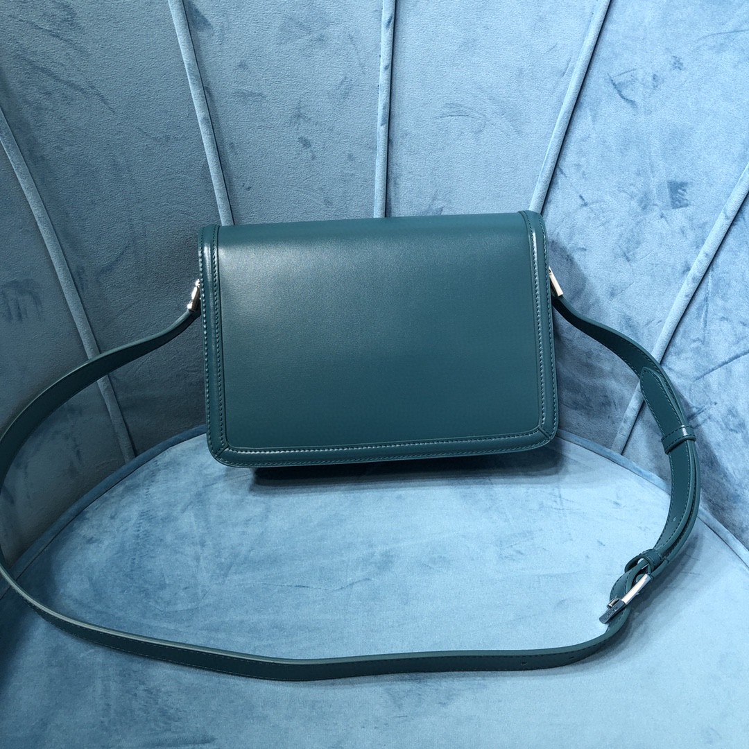 YSL SOLFERINO MEDIUM SATCHEL IN CANVAS AND BOX