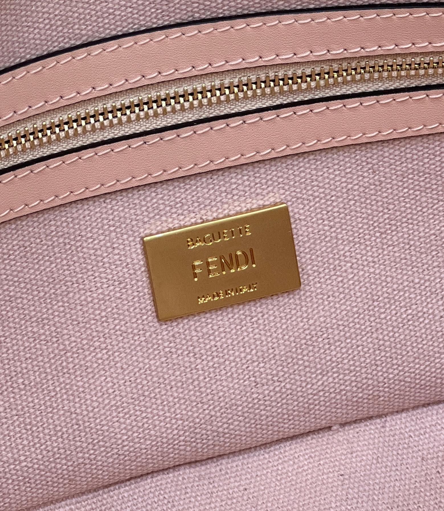 F**di baguette ff canvas bag