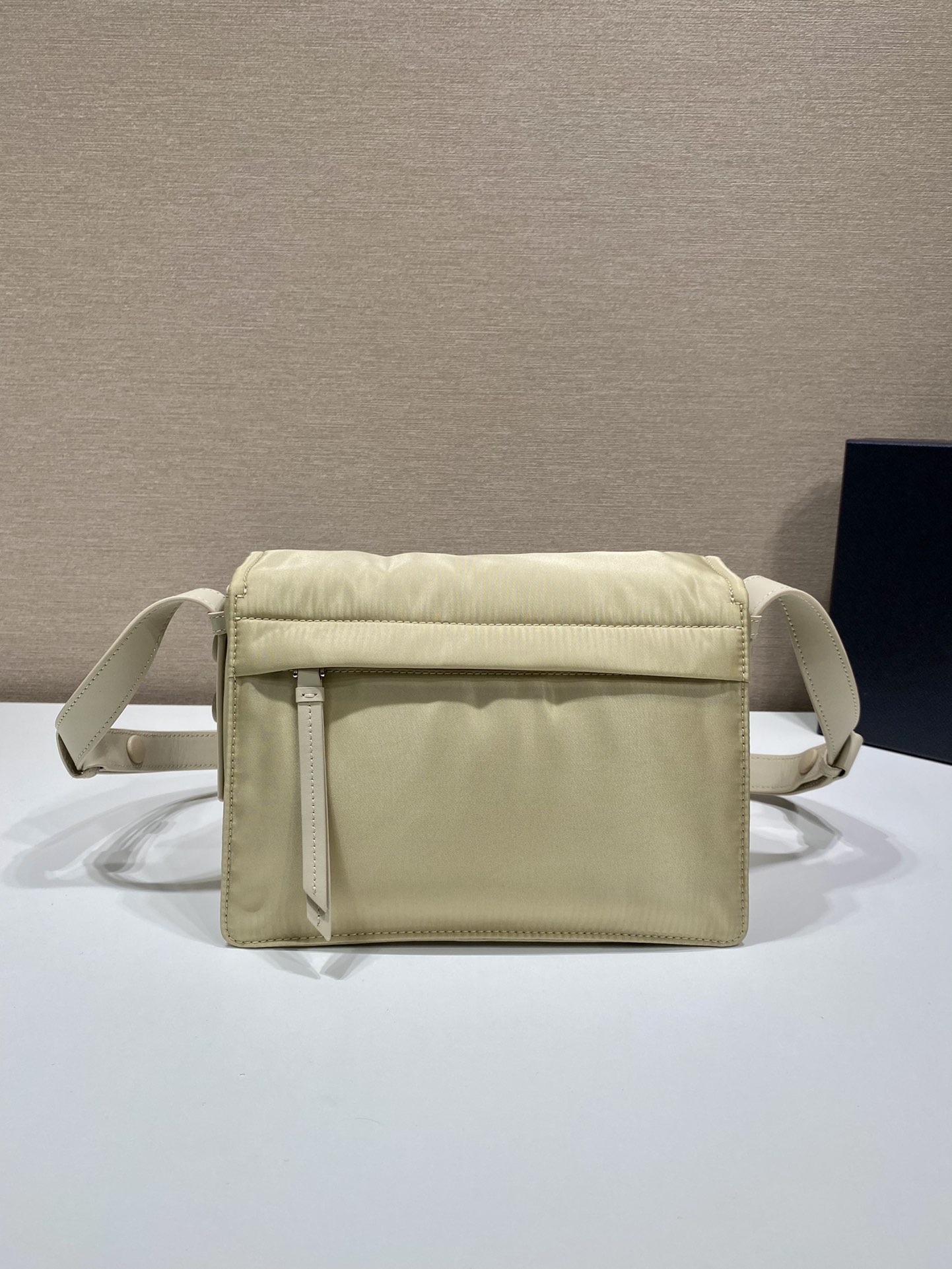 Pra*a small padded re-nylon shoulder bag