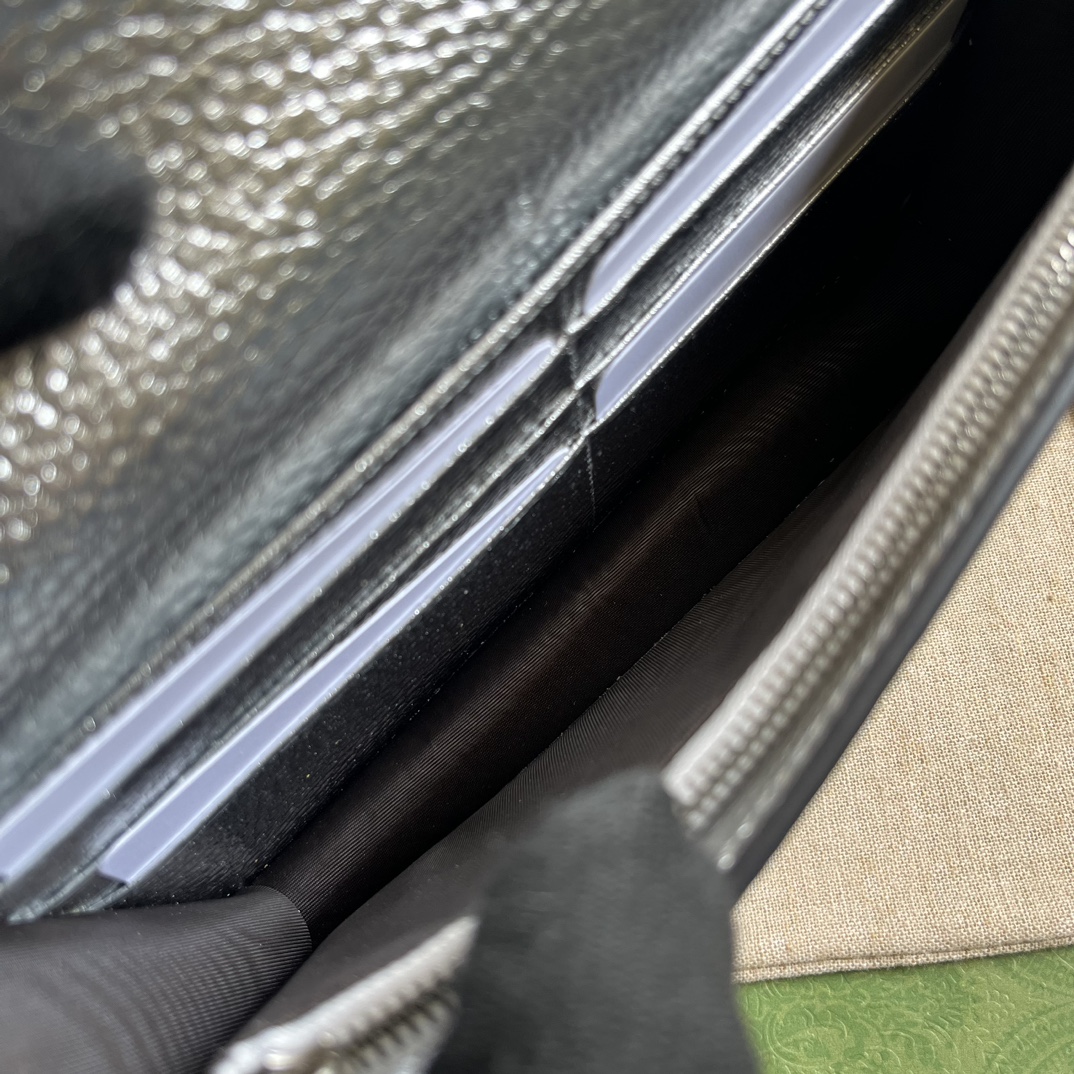 G*u*i gg marmont leather mini chain bag